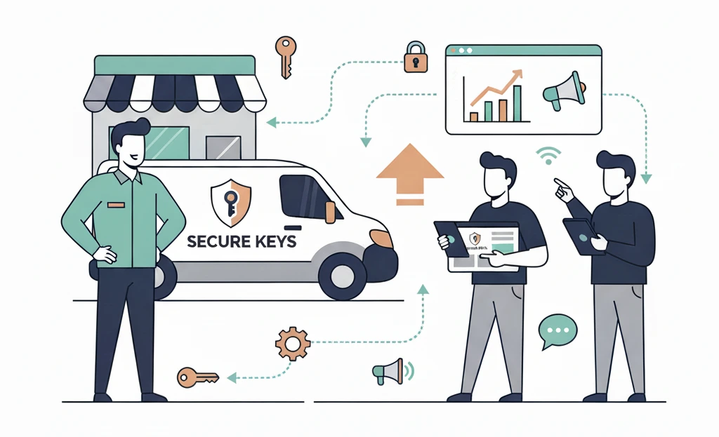 locksmith marketing agency home page Process Photo